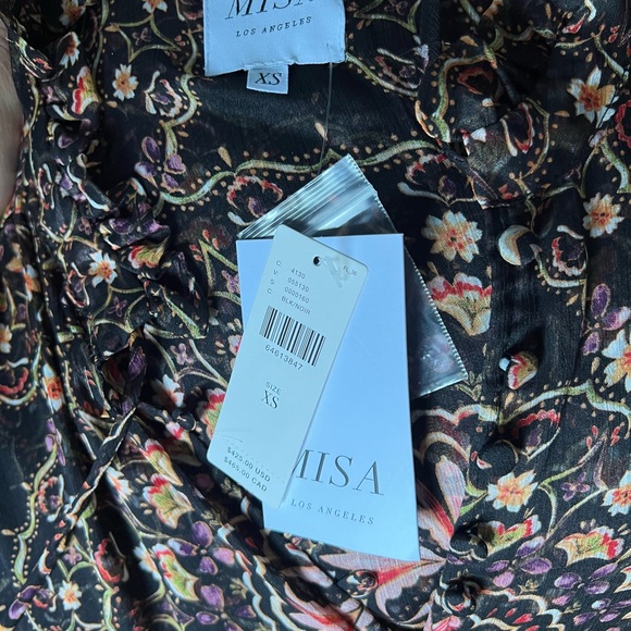 Anthropologie MISA Ruffled Floral Maxi Dress - Picture 11 of 14